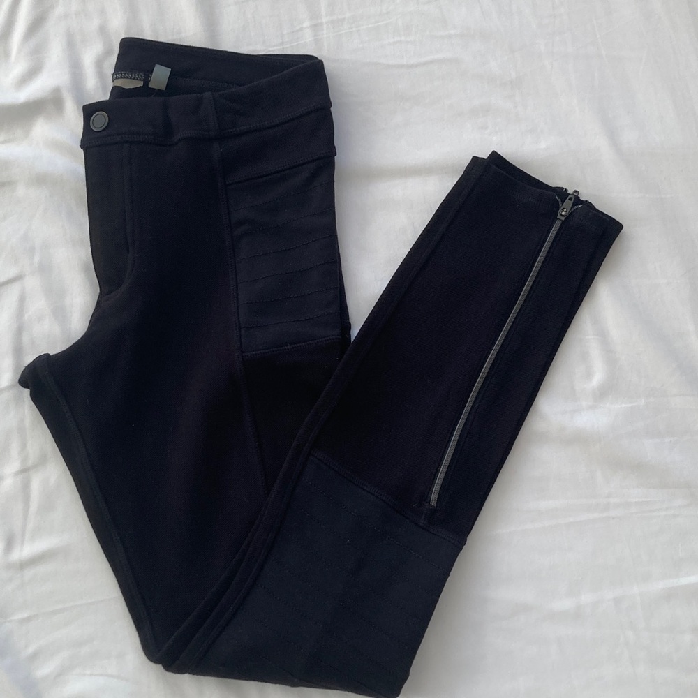 Black Riding Pants with Knee Patches - Picture 5 of 5